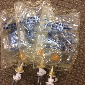 Hospira 500ml Empty iv bags 3 pcs